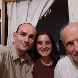Juan Benosa y pintor Antonio López