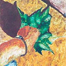 Quemado por el sol, óleo/tablero, (90x200)