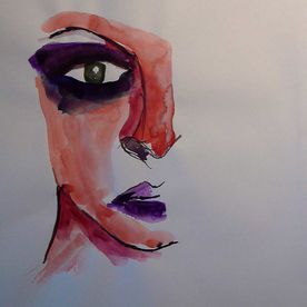 Masquerade Ink & watercolour / paper A4.