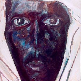 Tuareg, óleo, acrílico/tablero, (77x122)