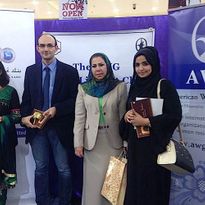 Entrega de premios en la Muscat Grand Mall Gallery, Muscat, Oman.